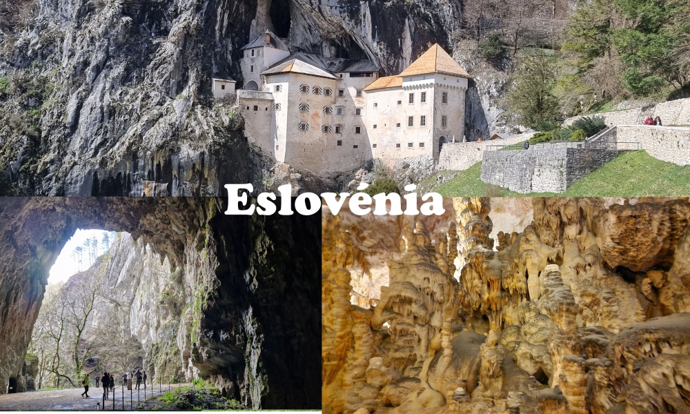 Nous avons traversé la Slovénie et sommes allés visiter les grottes de Škocjan, Postojna et le château de Predjama