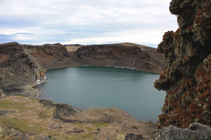 Blue Lagoon - ancient dormant volcano (Río Gallegos)