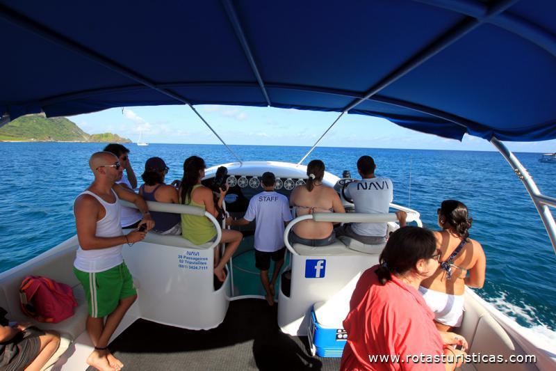Paseo en barco a bordo del proyecto Navi - Fernando de Noronha.