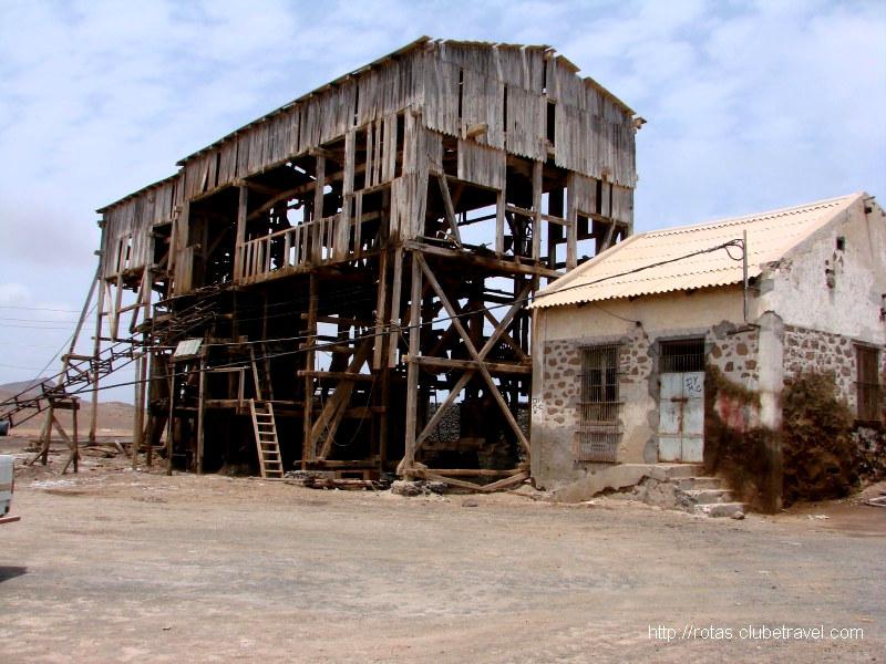 Terminale del sale delle miniere di sale di Pedra de Lume