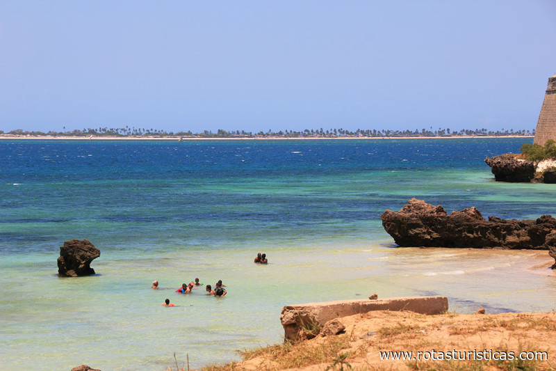 Fortaleza strand (eiland Mozambique)