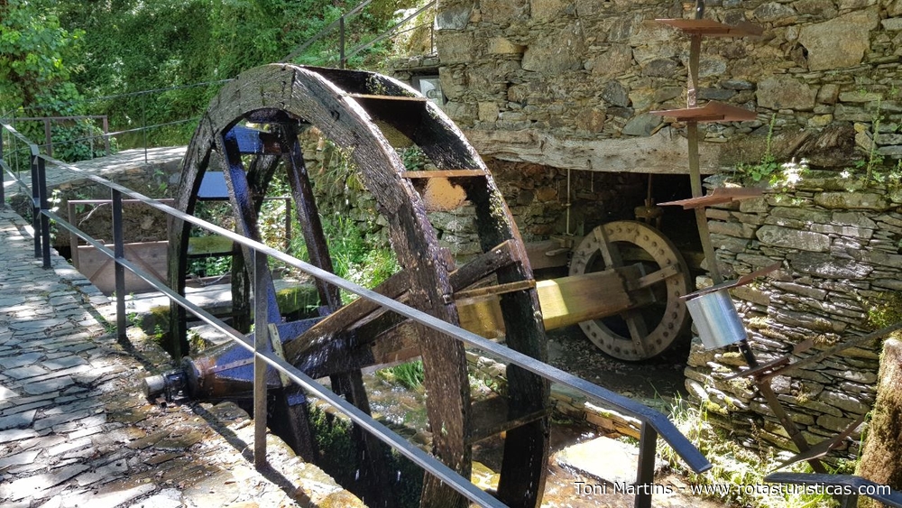 Wassermühle am Fluss Ceira (Góis)