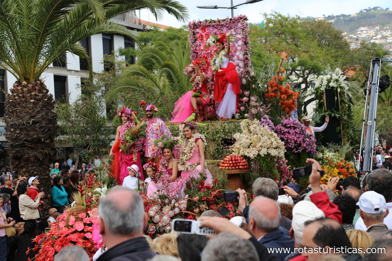 Blumenfest auf der Insel Madeira